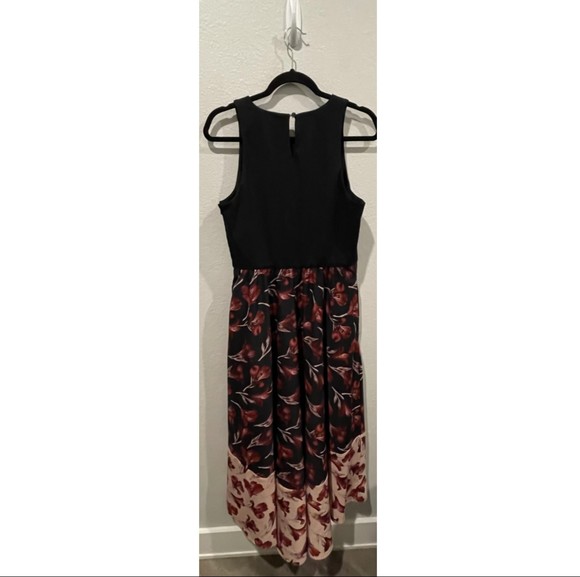 HUTCH Black High Low Floral Sleeveless Maxi Dress - Picture 4 of 5